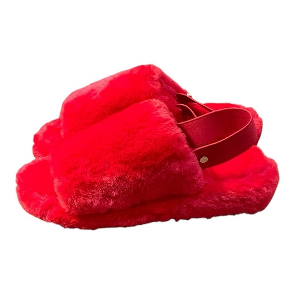IMAN Faux Fur Slingback Slipper Size 9 - Picture 5 of 7